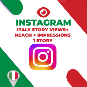 Instagram | Real Story Views with Reach & Impressions for 1 Story from Italy Accounts